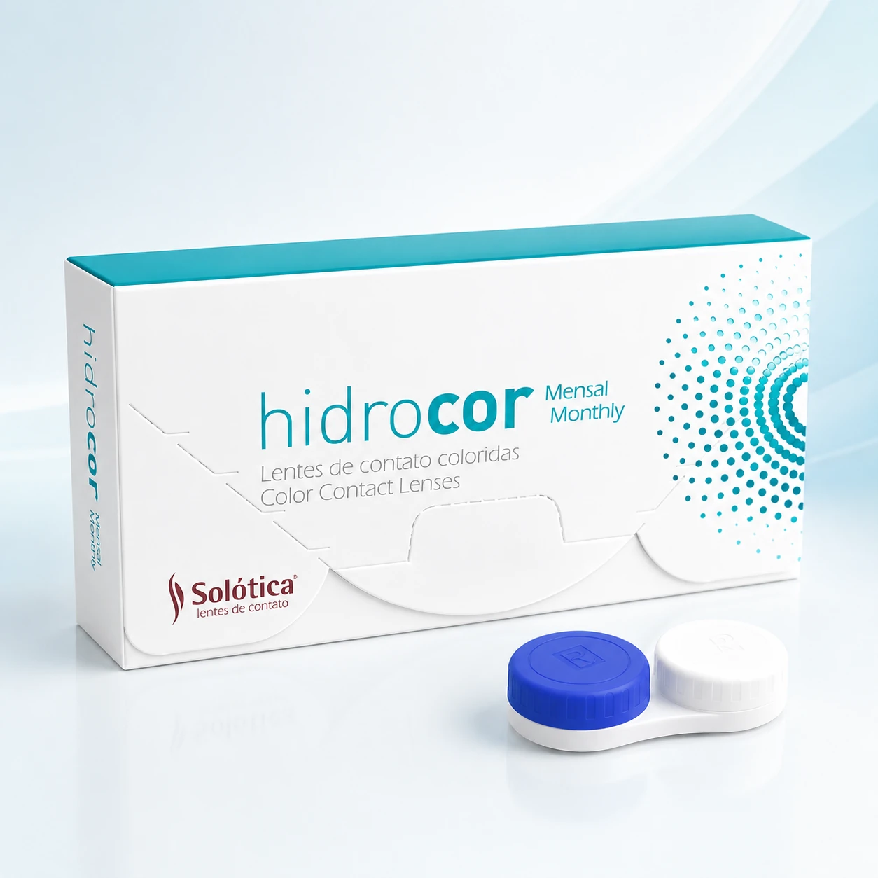Lentes de contato Solflex Hidrocor coloridas em Recife