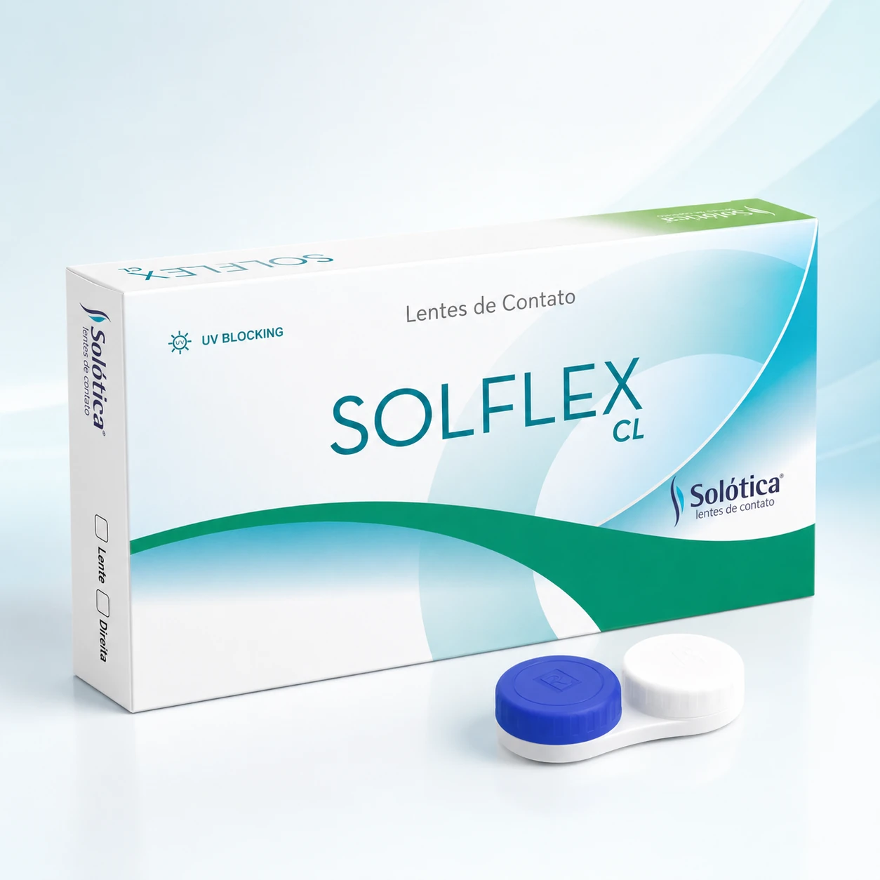 Lente de contato Solflex Hidrogel em Recife