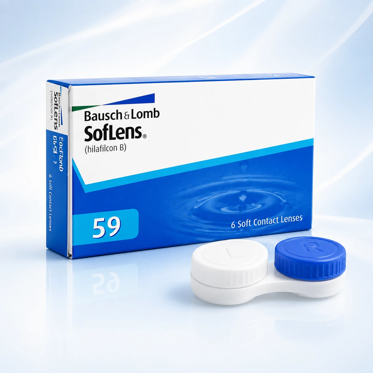 Lentes de contato Soflens 59 com grau em Recife