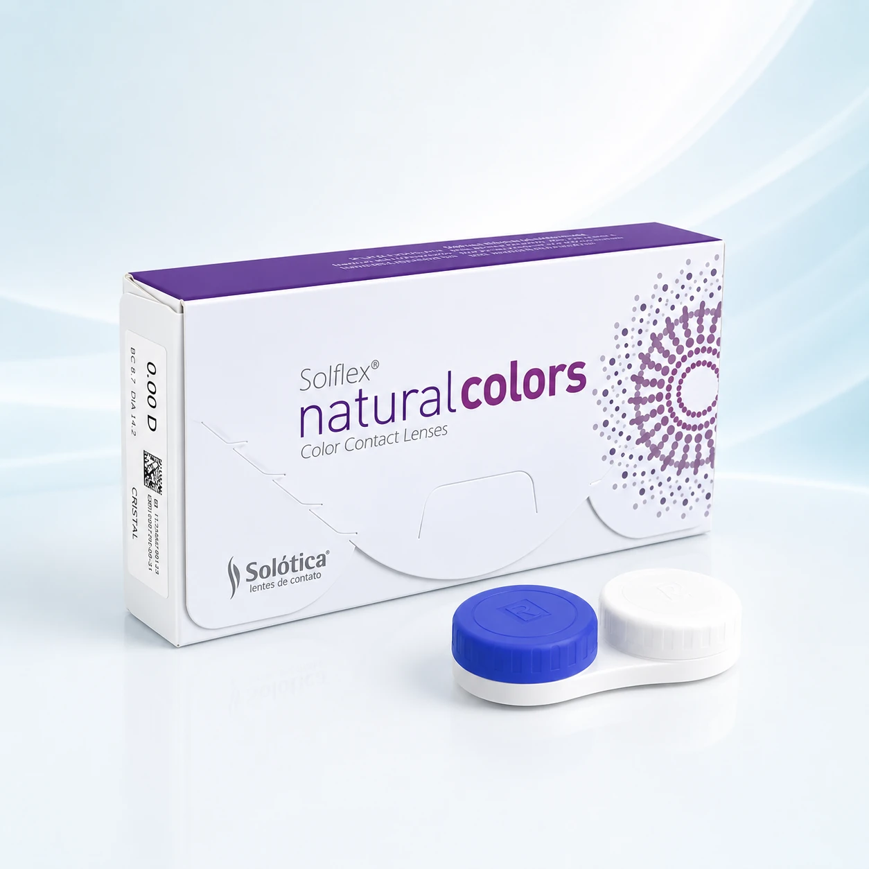 Lentes de contato Solflex Natural Colors coloridas em Recife